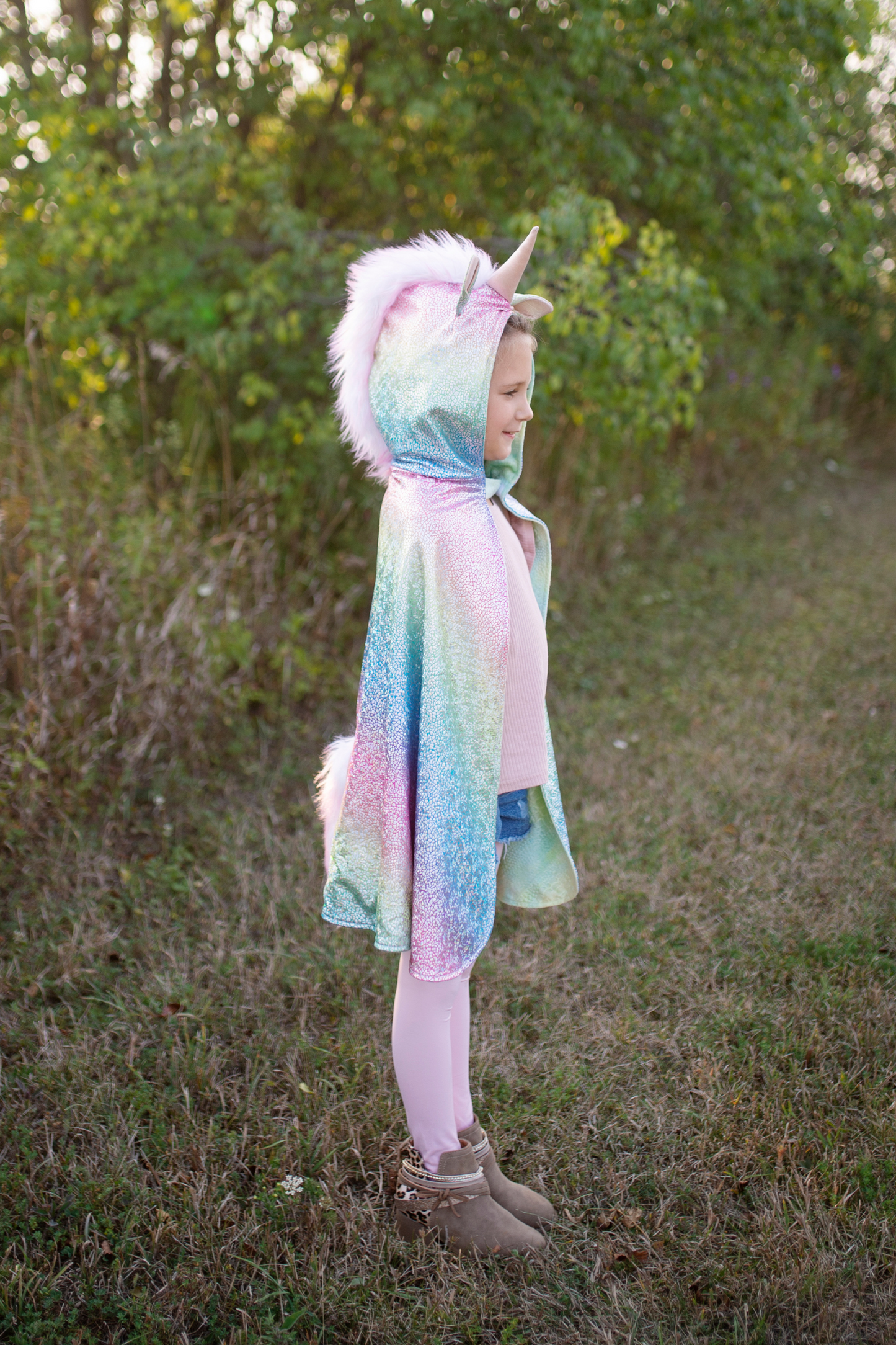 Rainbow Reversible Unicorn Dragon Size 5-6