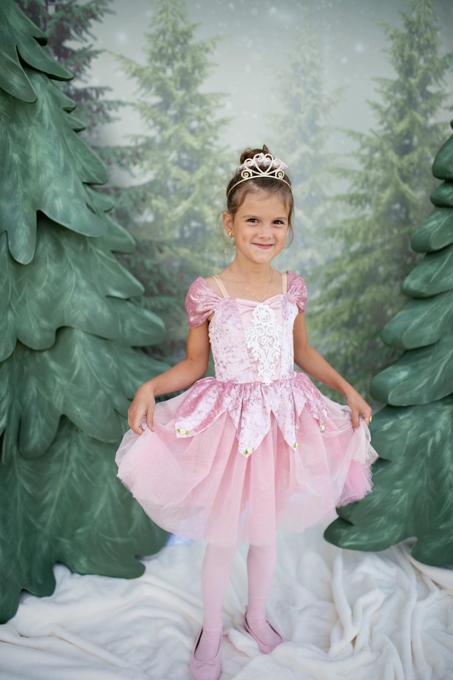 Holiday Ballerina Dress Size Size 5-6