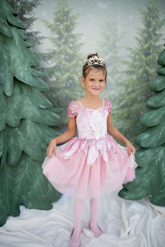 Prima Ballerina Dress, Dusty Rose Size 5-6