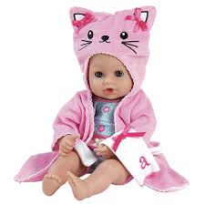 Bathtime Baby Pink Cat 13".