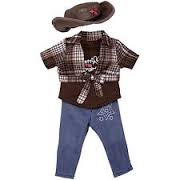 Issabella's Pretty Cowgirl Outfit 18".