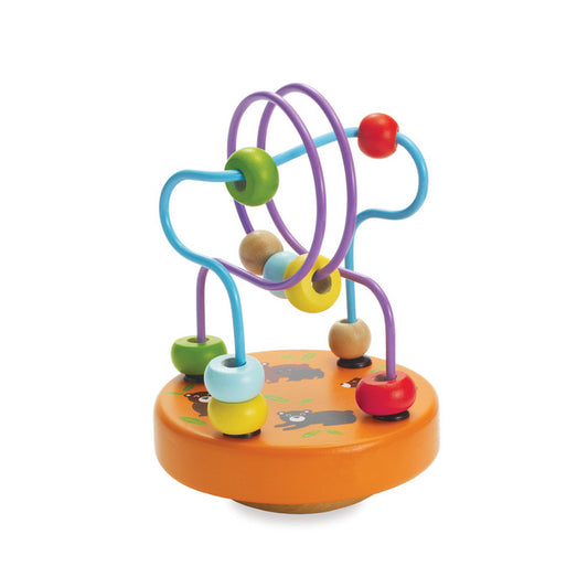 WOBBLE AROUND BEADS ORANGE