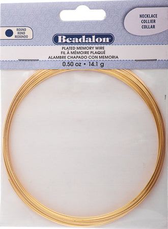 Memory Wire 14.1 g .655mm Gold
