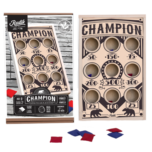 Wooden Champion Sand Bag Game Made in Canada