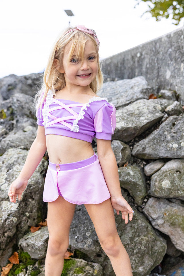 Rapunzel Swim Suit Size 3-4