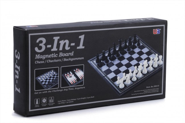 Magnetic Backgammon/Chess/Checkers