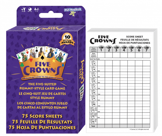 Five Crown Score Sheets