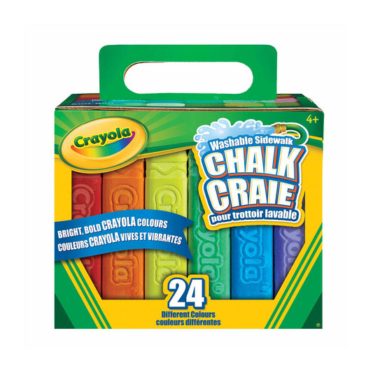 Washable Sidewalk Chalk (24pc)