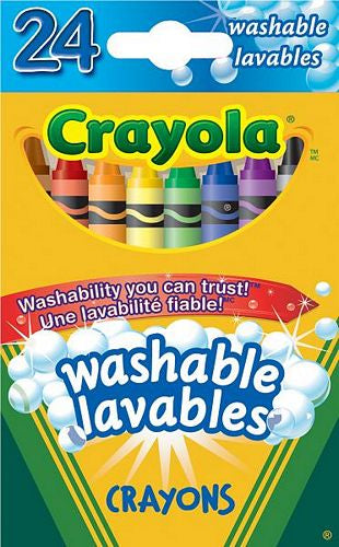 CRAYONS WASHABLE (24 pc)
