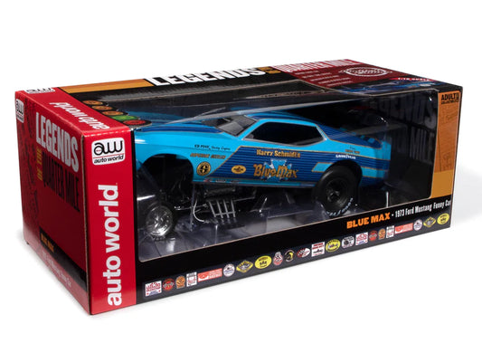 Ford Mustang Funny Car Blue Max 1973 1/18