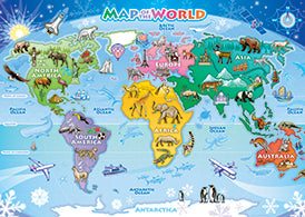 Map of the World 48pc Floor