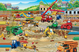 Construction Zone 36pc Floor