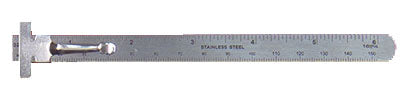 STAINLESS STEEL RULER 6" (32NDS & 16THS)