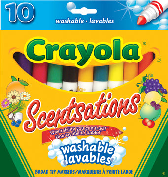 Scentsations Washable Broad Tip Markers