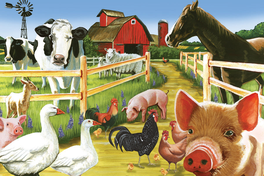 Farmyard Welcome tray 35pc