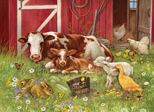 Barnyard Family tray 35pc