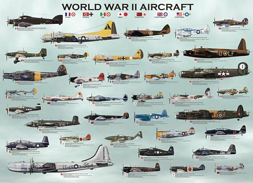 WORLD WAR II AIRCRAFT 1000PC
