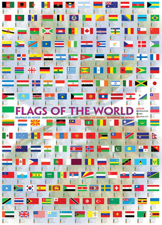 FLAGS OF THE WORLD 1000PC