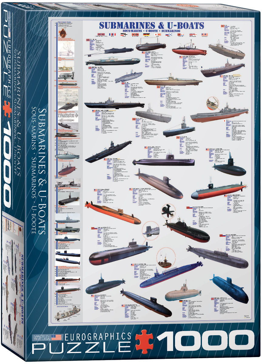 Submarines & U-Boats 1000pc