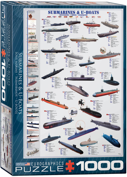 Submarines & U-Boats 1000pc