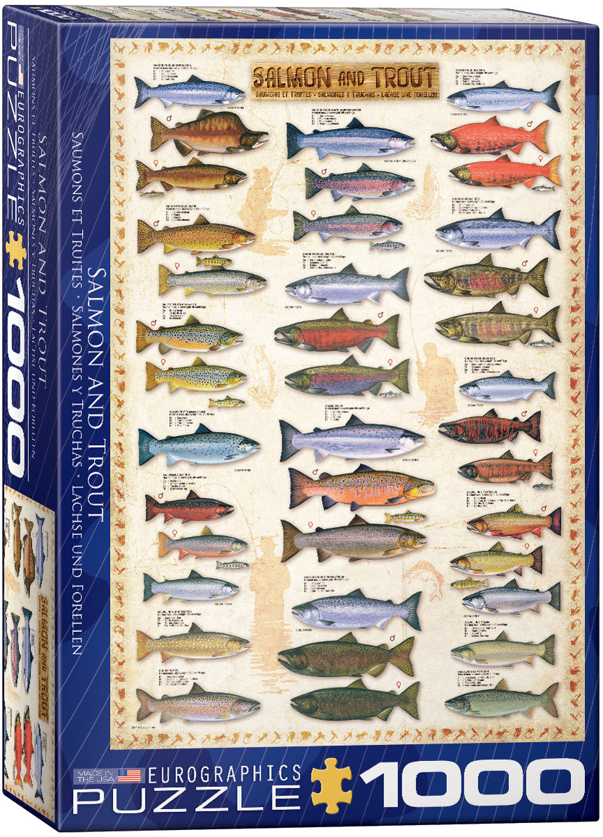 Salmon & Trout 1000pc