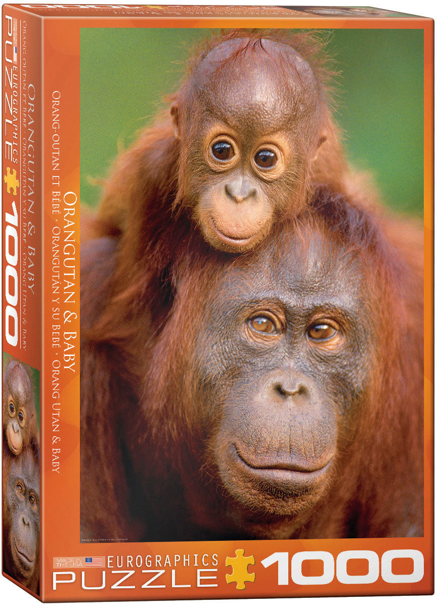 Orangutan & Baby 1000pc