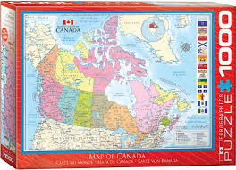 Map of Canada 1000pc