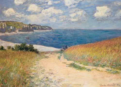 C.MONET-PATH THROUGH THE WHEAT FIELDS