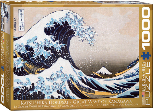 Great Wave of Kanagawa, Hokusai 1000pc