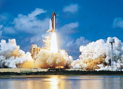SPACE SHUTTLE TAKE-OFF 1000PC