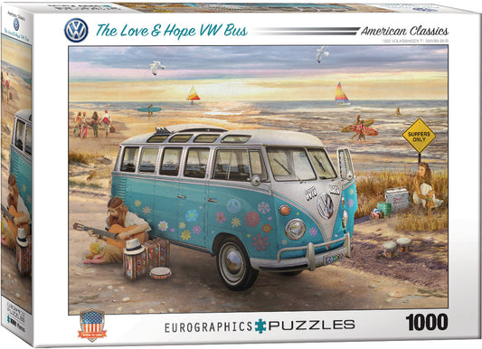 Love & Hope VW Bus 1000pc