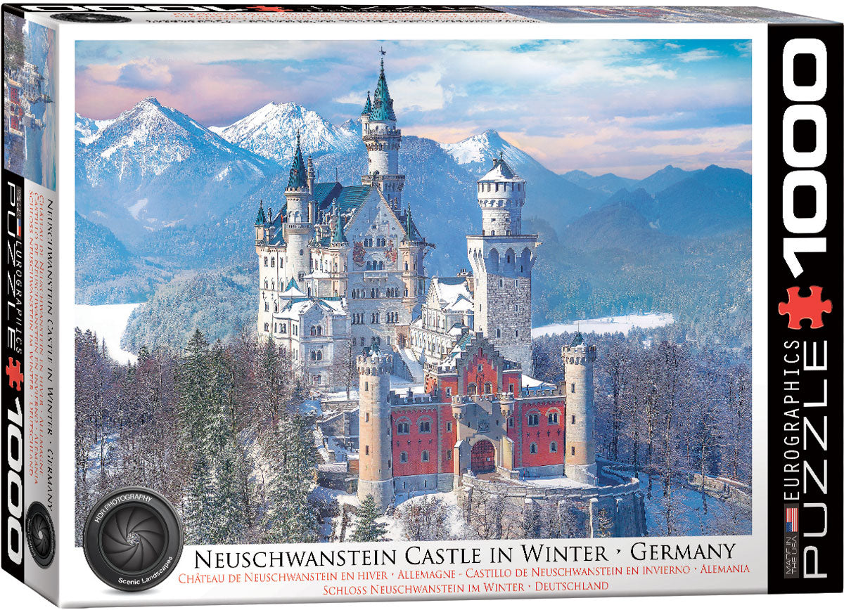 Neuschwanstein Castle in Winter 1000pc