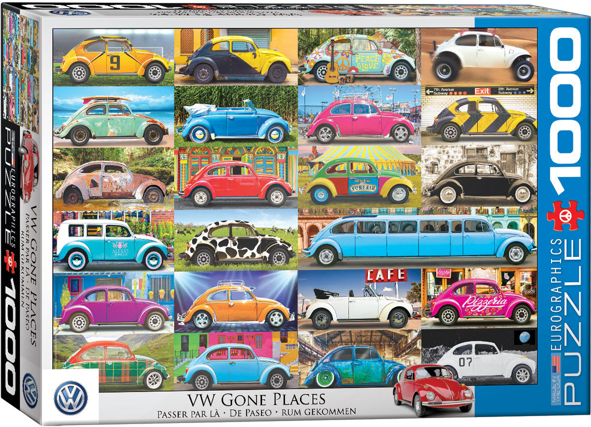VW Beetle Gone Places 1000pc