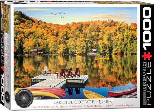 Lakeside Cottage Quebec HDR 1000pc