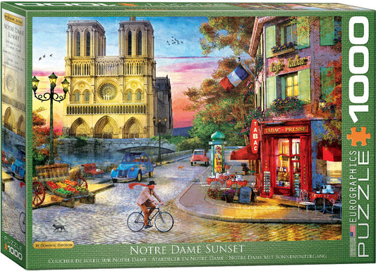 Notre Dame Sunset 1000pc