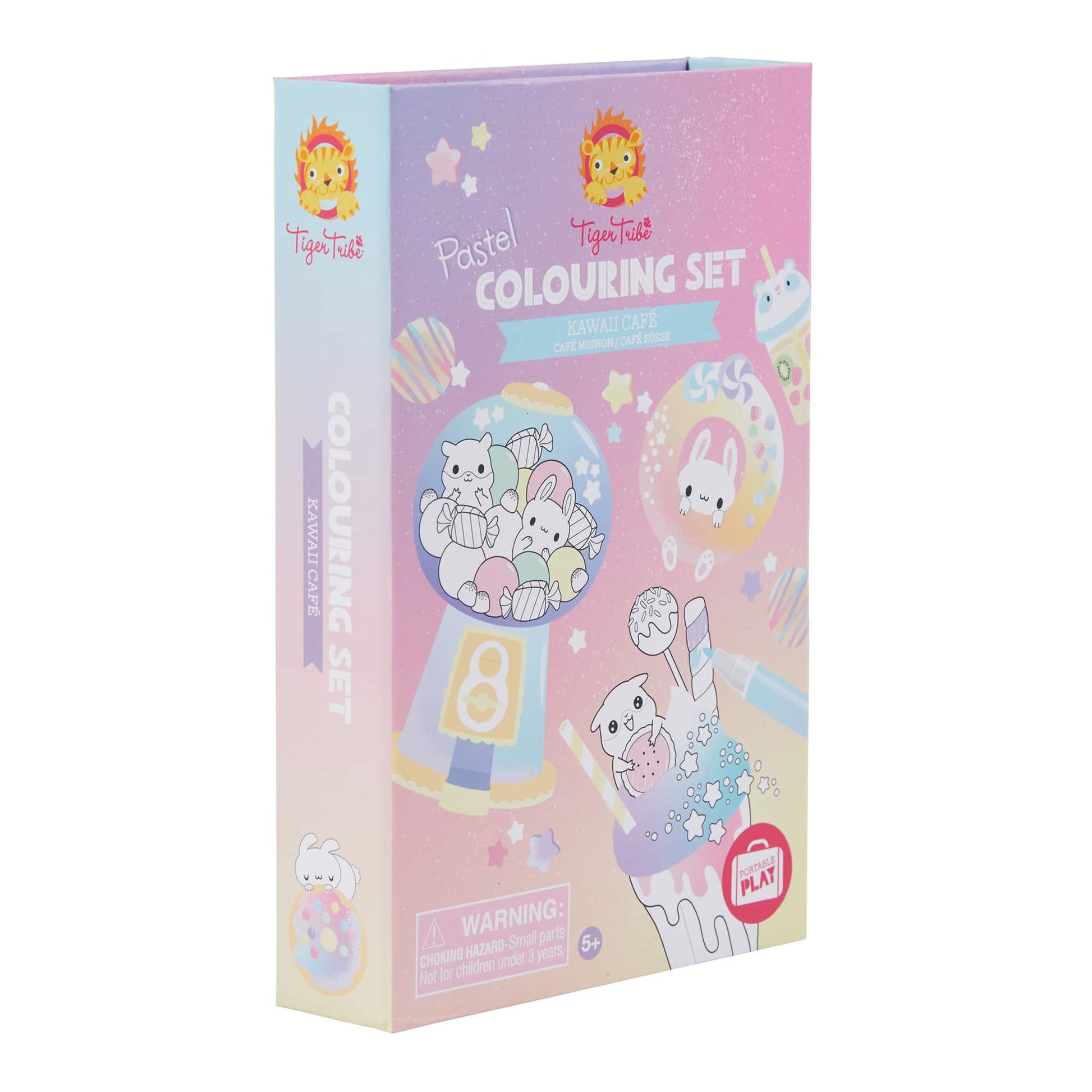 Pastel Colouring Set Kawaii Cafe