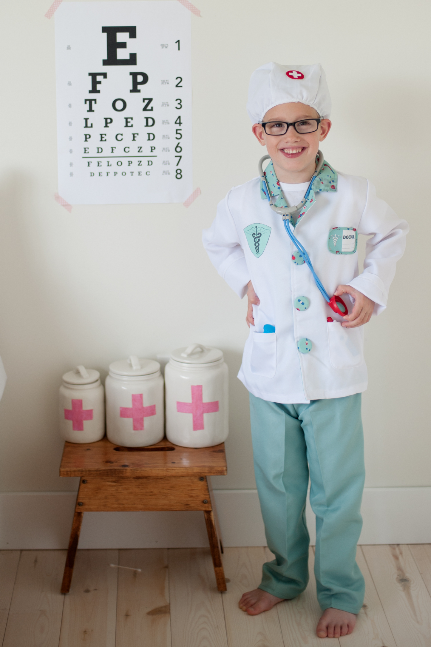 Doctor Costume Size 3-4