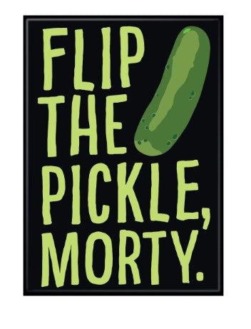 Rick & Morty Flip the Pickle Magnet