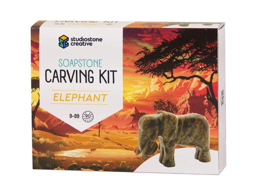 Soapstone Carving Kit Elephant