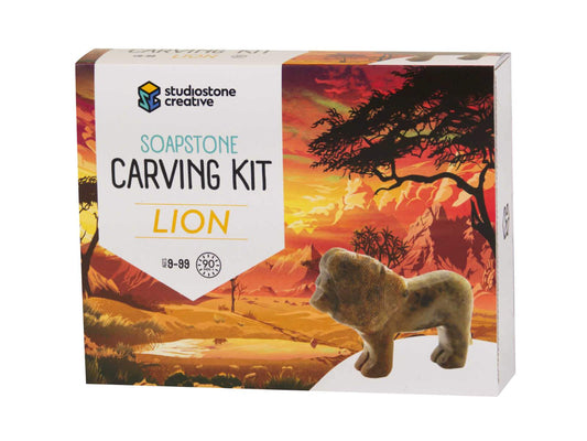 Soapstone Carving Kit Lion