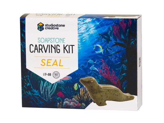 Soapstone Carving Kit Seal