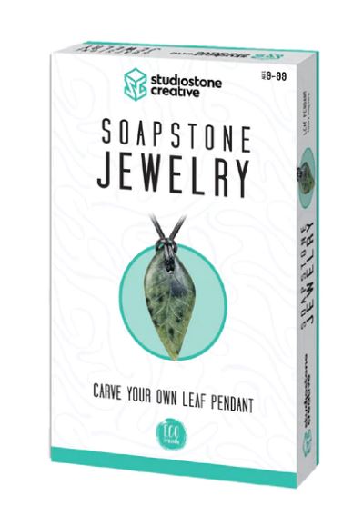 Soapstone Carve Your Own Leaf Pendant