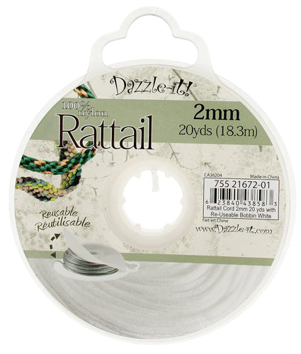 Rattail 18.3m 1.5mm White