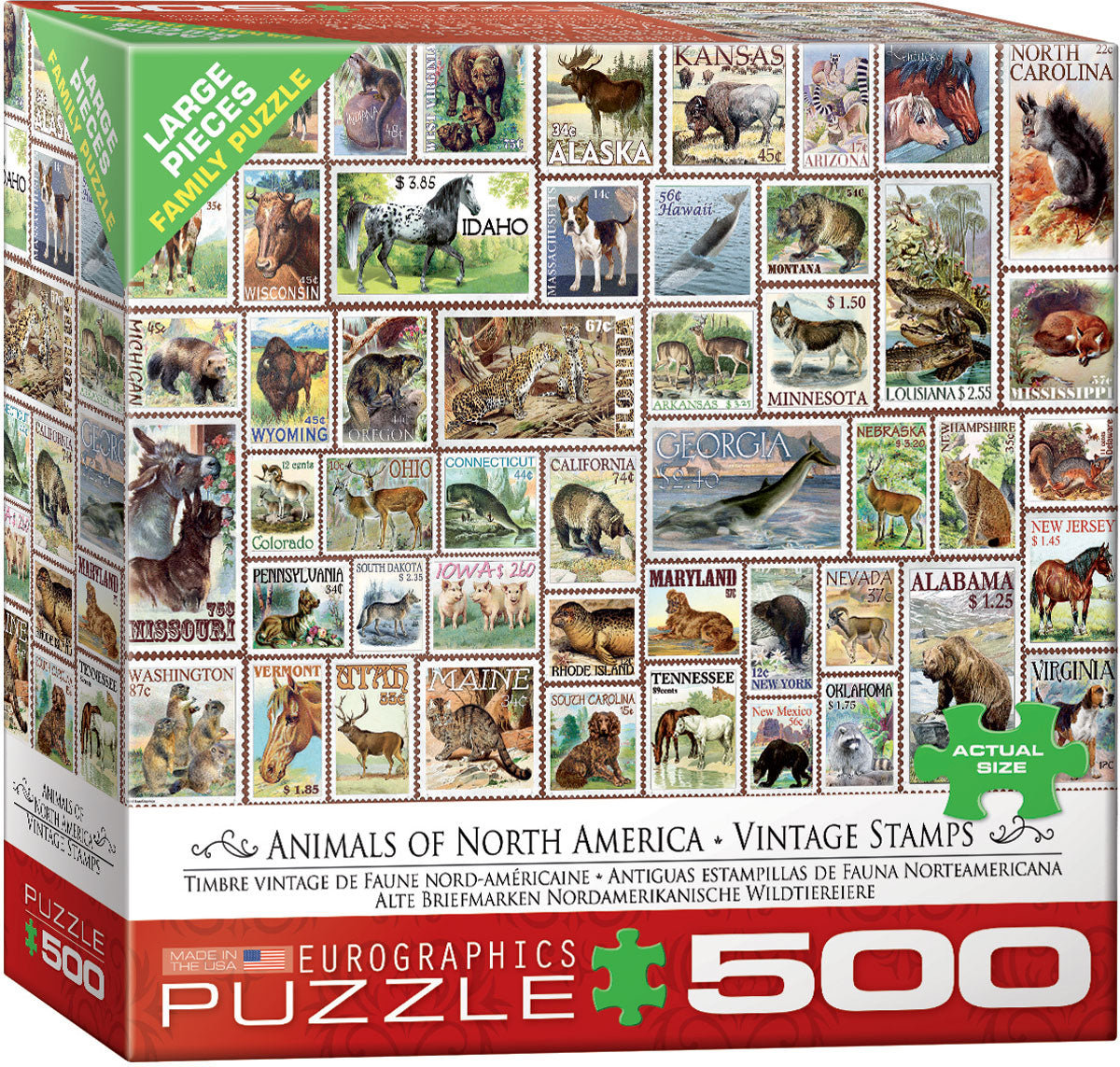 North American Wildlife 500pc