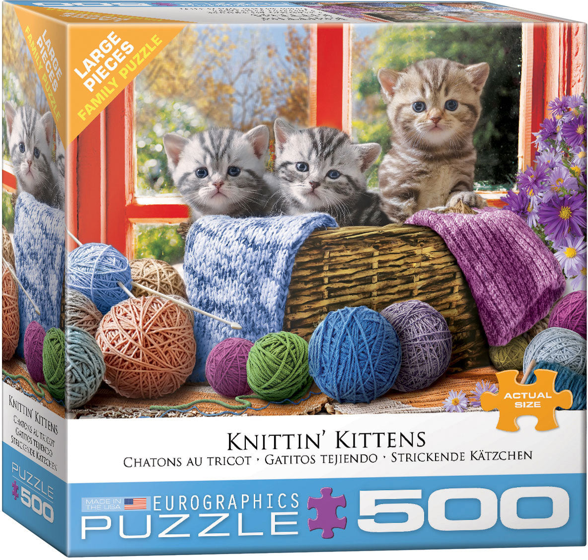 Knittin' Kittens 500pc