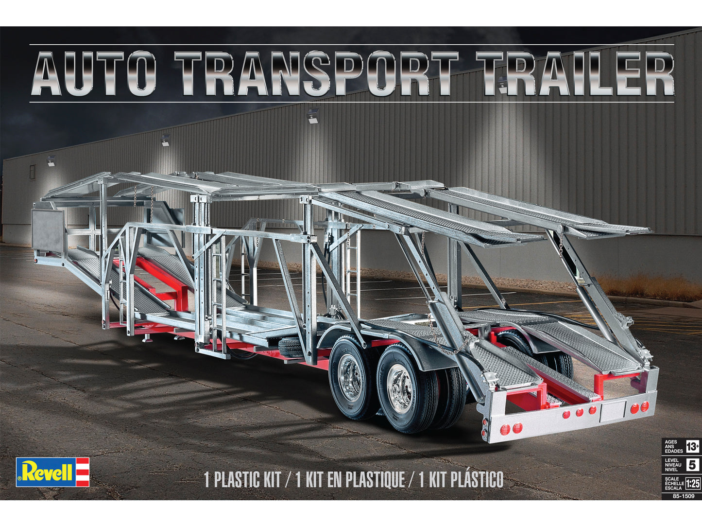 Auto Transport Trailer 1/25