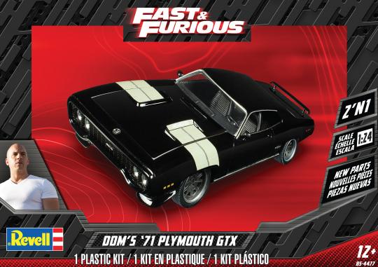 Fast & Furious Dom's Plymouth GTX `71 1/25
