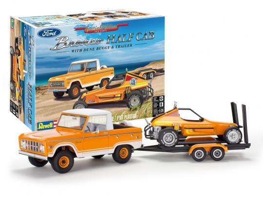 Ford Bronco Half Cab w/Dune Buggy 1/25