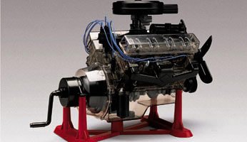 VISIBLE V-8 ENGINE SKILL 3+