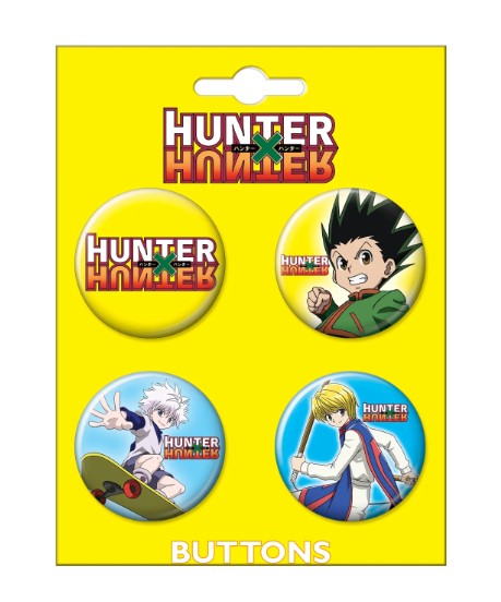 Hunter X Hunter Pin Buttons